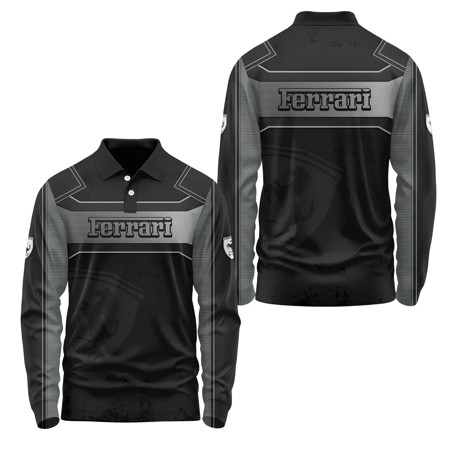 Ferrari Long Sleeve Polo SC085