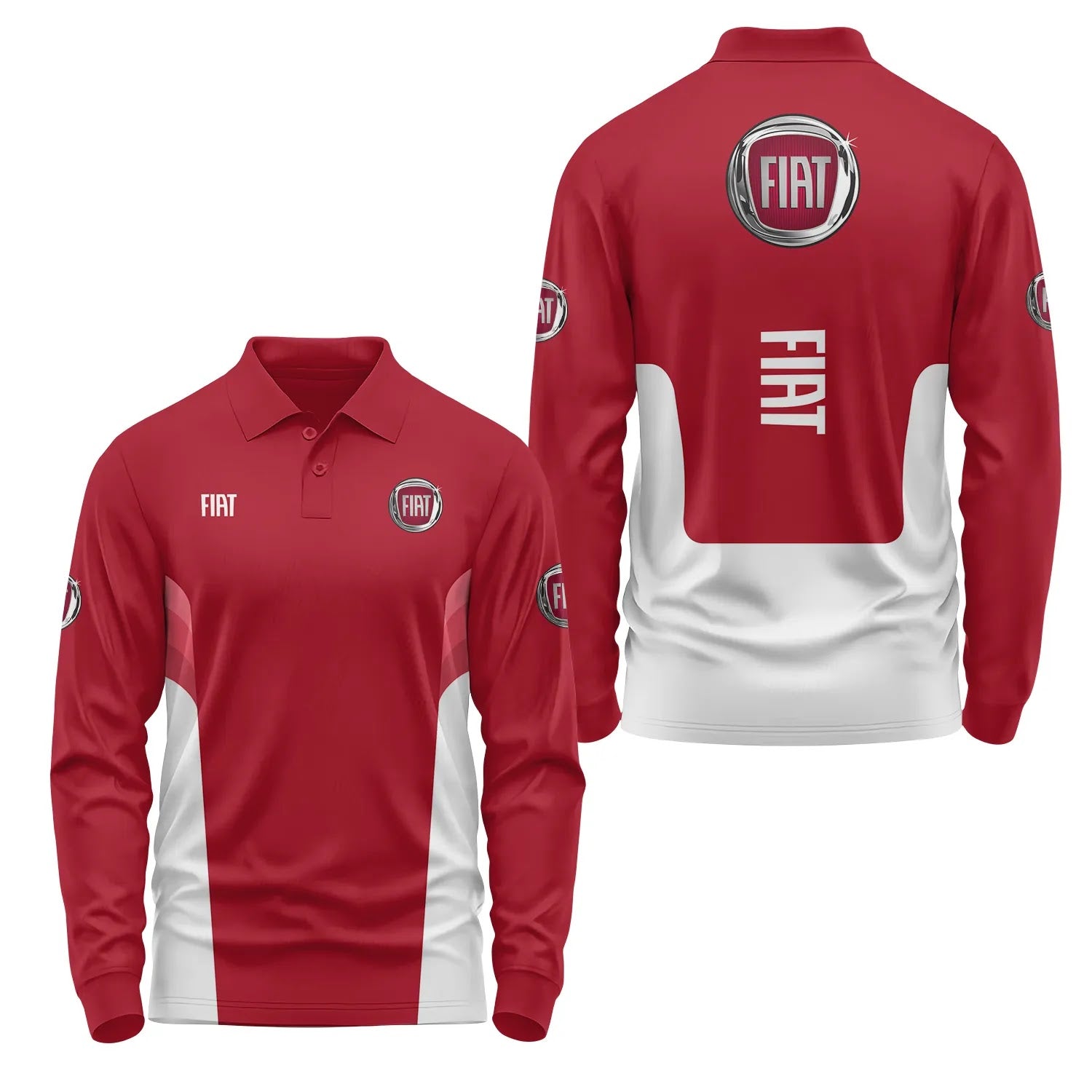 Fiat Long Sleeve Polo SC043