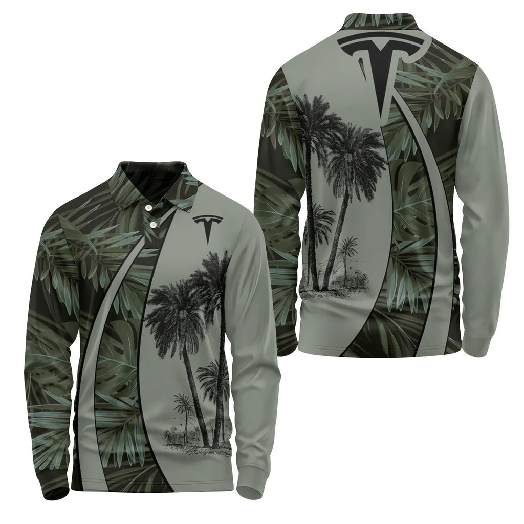 Tesla Long Sleeve Polo SHW063