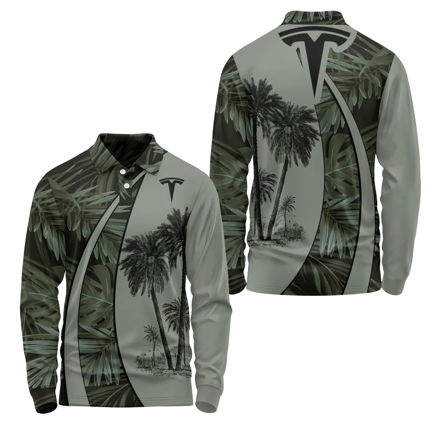 Tesla Long Sleeve Polo SHW063