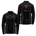 Tesla Long Sleeve Polo SC072