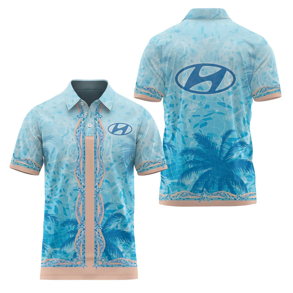 Hyundai Short Sleeve Polo SHW026