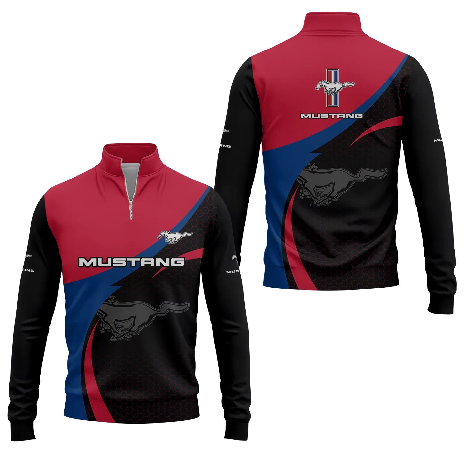 Ford Mustang Quarter-zip Pullover SC038