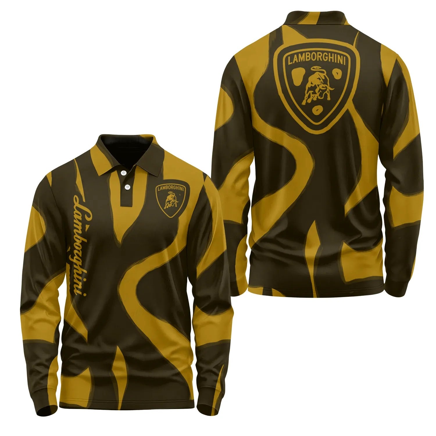 Lamborghini Long Sleeve Polo SHW068