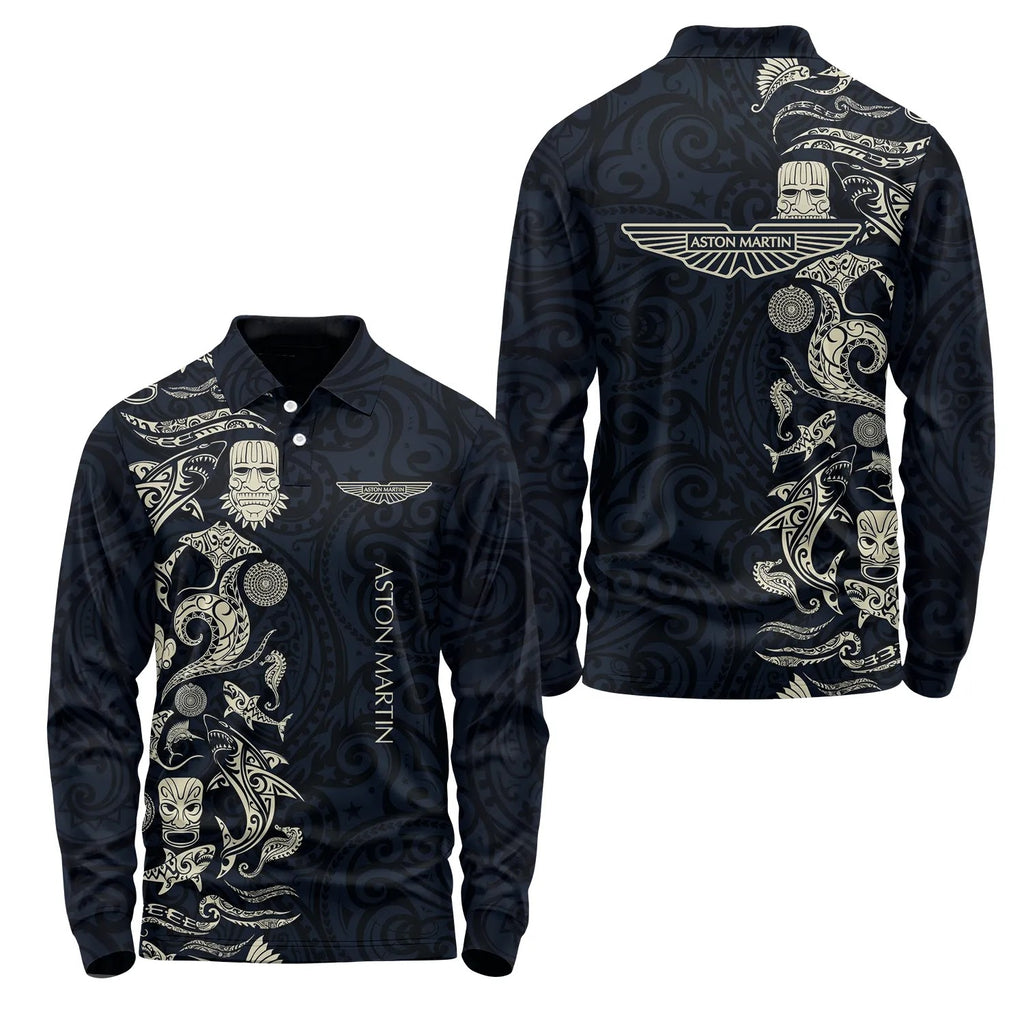 Aston Martin Long Sleeve Polo SHW033