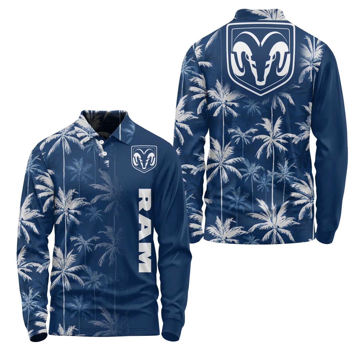 Ram Long Sleeve Polo SHW032