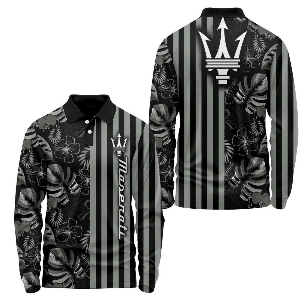 Maserati Long Sleeve Polo SHW040