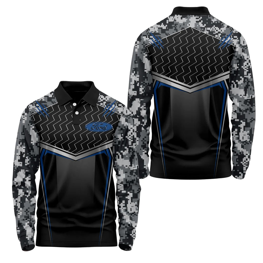 Ford Long Sleeve Polo SC115