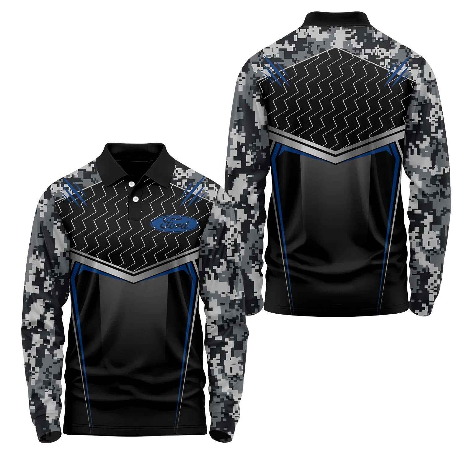 Ford Long Sleeve Polo SC115