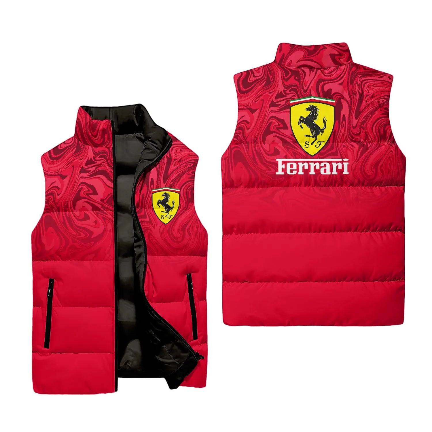 Ferrari Sleeveless Puffer Jacket SC091