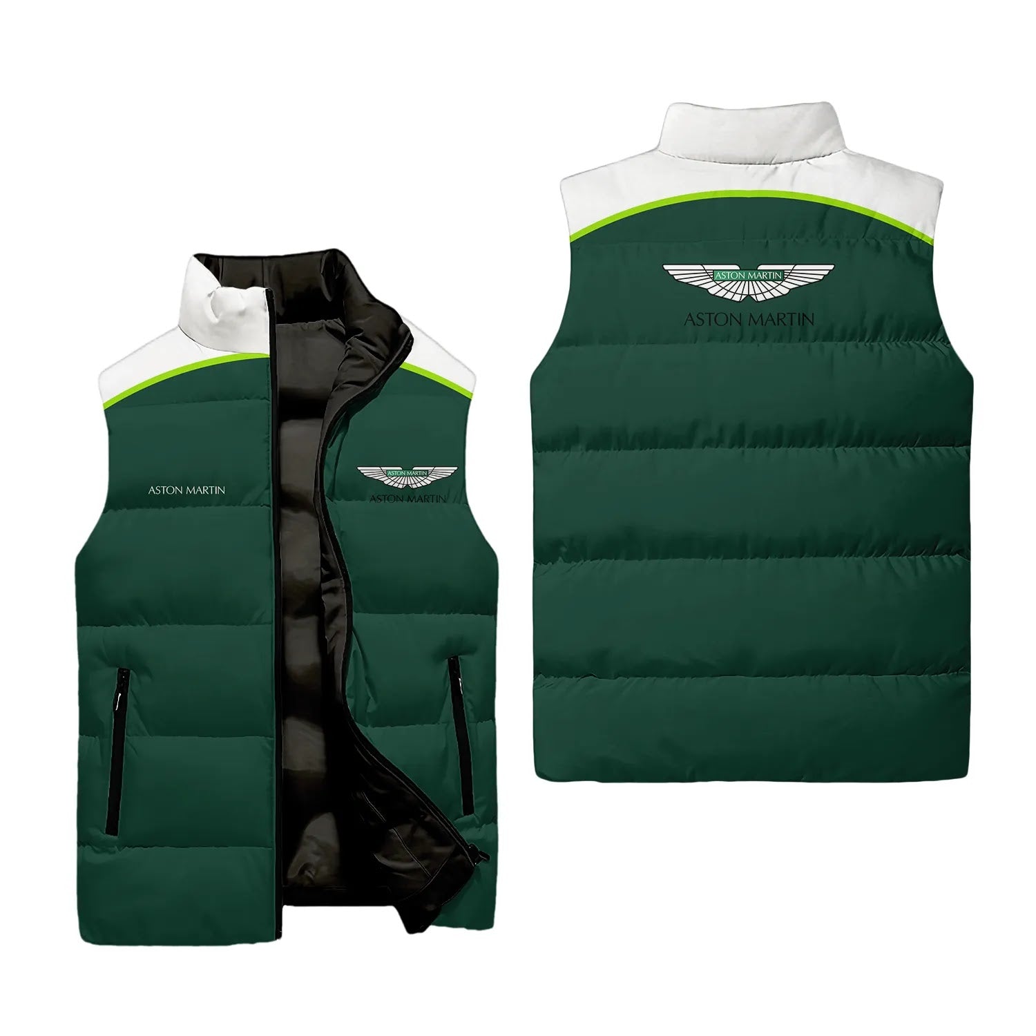 Aston Martin Sleeveless Puffer Jacket SC087