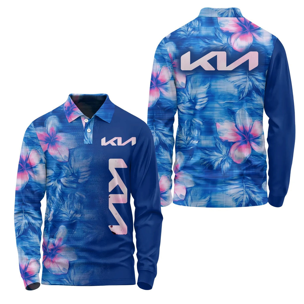 Kia Long Sleeve Polo SHW057