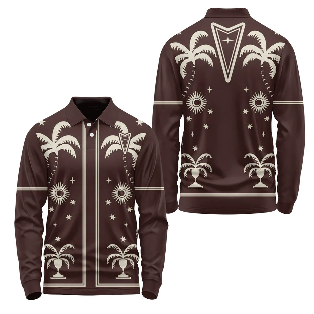 Pontiac Long Sleeve Polo SHW066