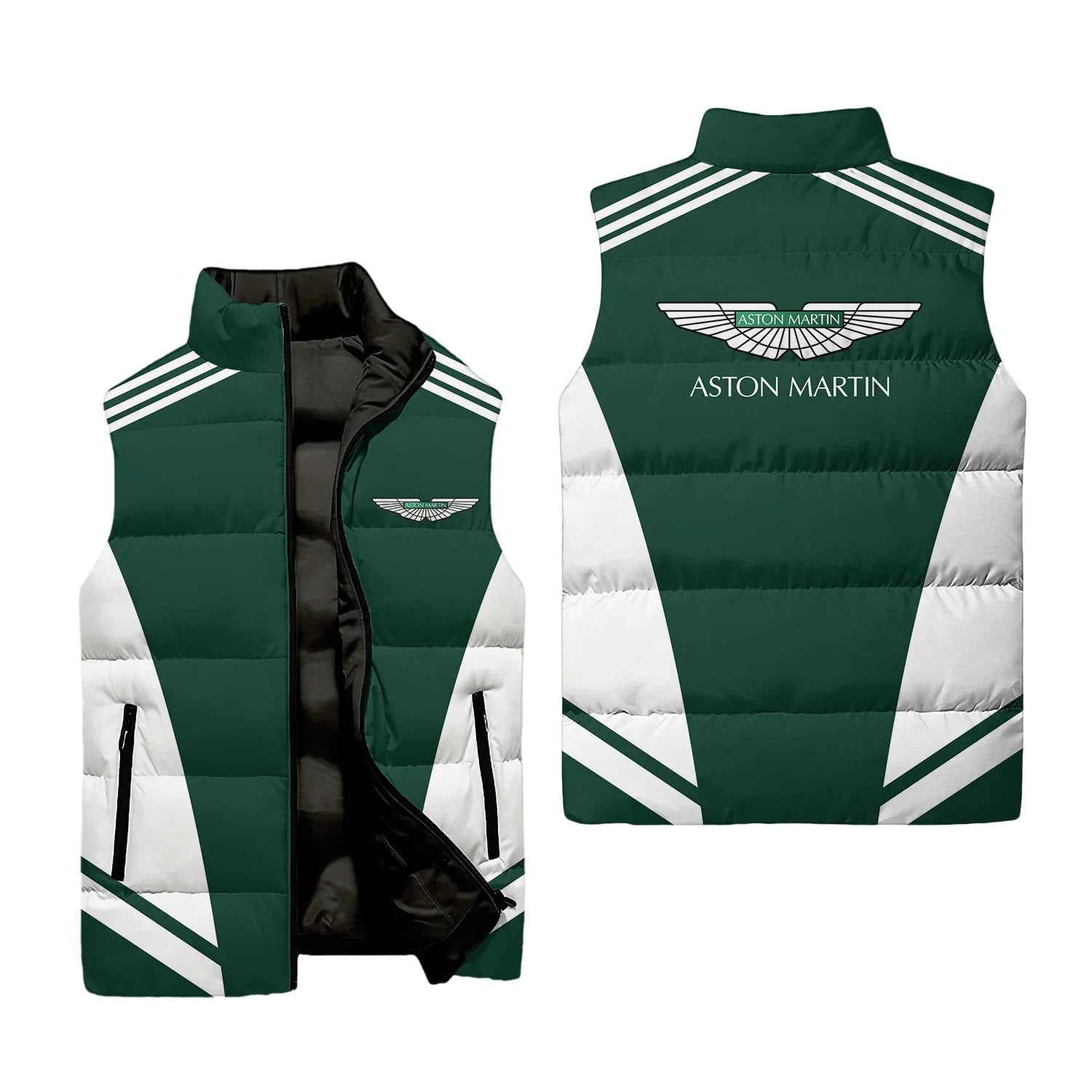 Aston Martin Sleeveless Puffer Jacket SC092