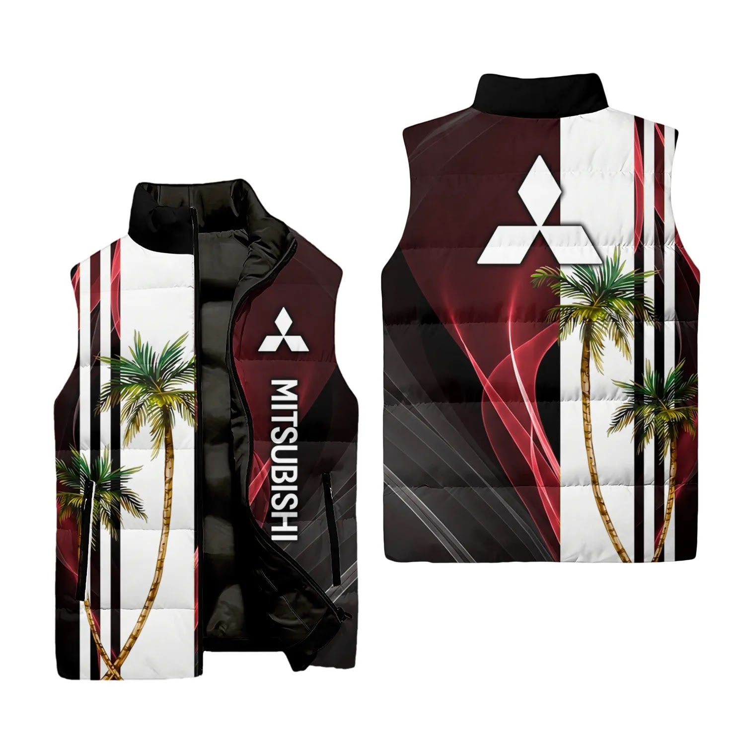 Mitsubishi Sleeveless Puffer Jacket SHW036