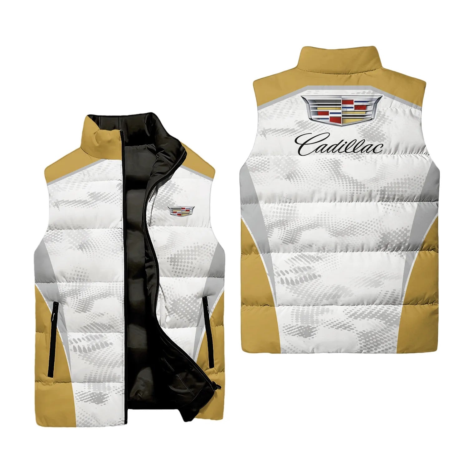 Cadillac Sleeveless Puffer Jacket SC081