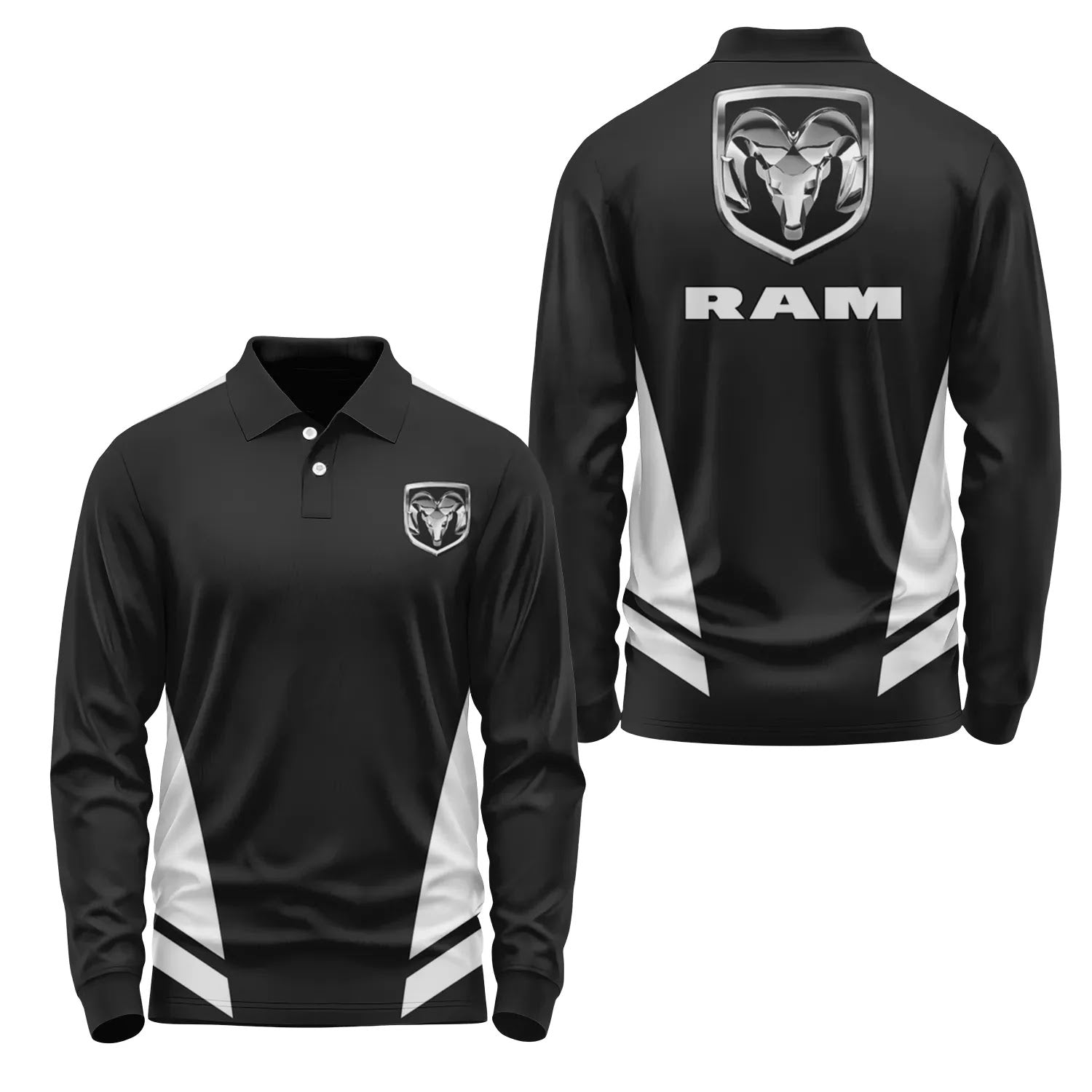 Ram Long Sleeve Polo SC092