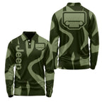 Jeep Long Sleeve Polo SHW068