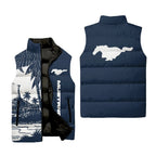 Ford Mustang Sleeveless Puffer Jacket SHW031