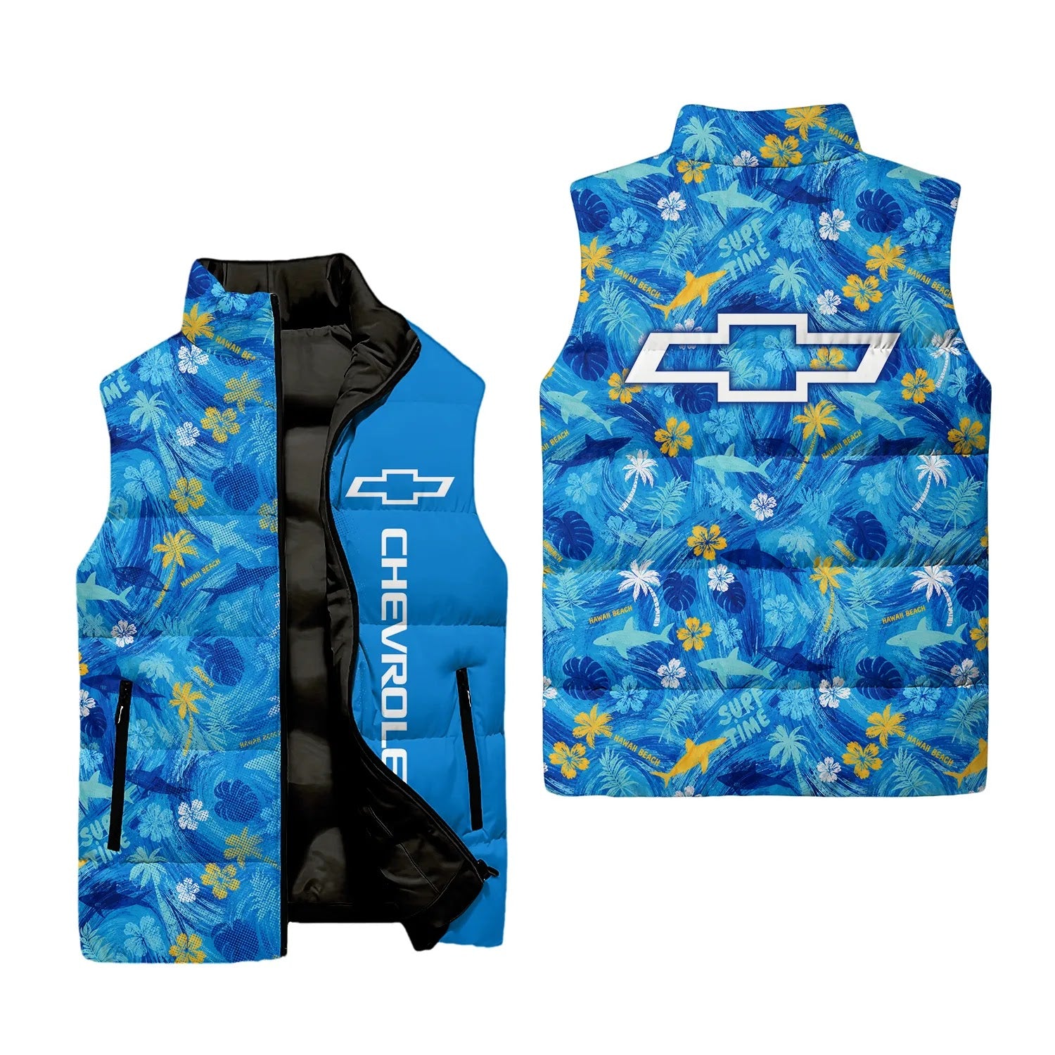 Chevrolet Sleeveless Puffer Jacket SHW027