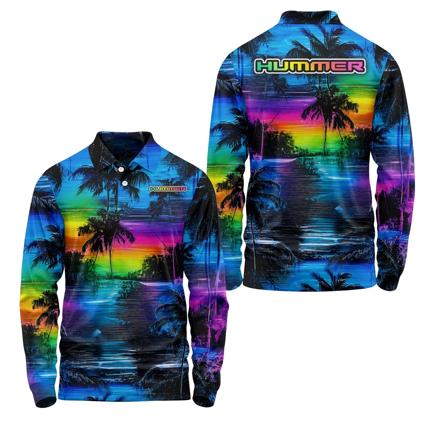 Hummer Long Sleeve Polo SHW055
