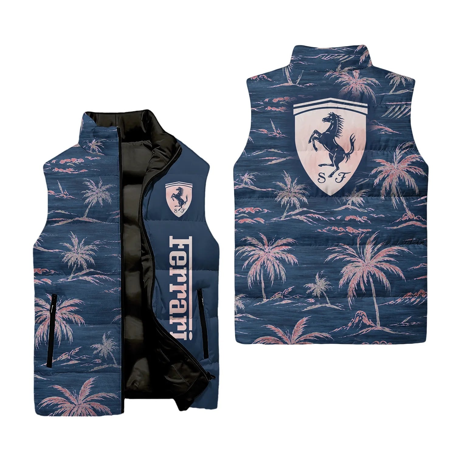 Ferrari Sleeveless Puffer Jacket SHW013