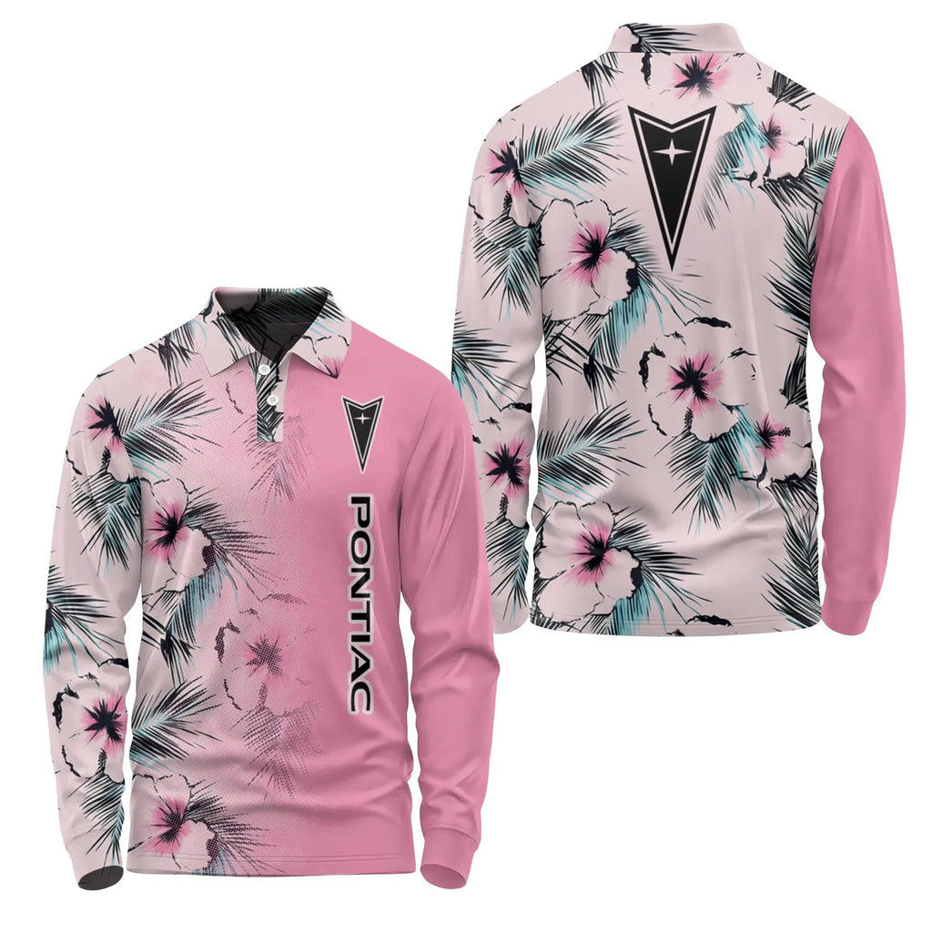 Pontiac Long Sleeve Polo SHW056