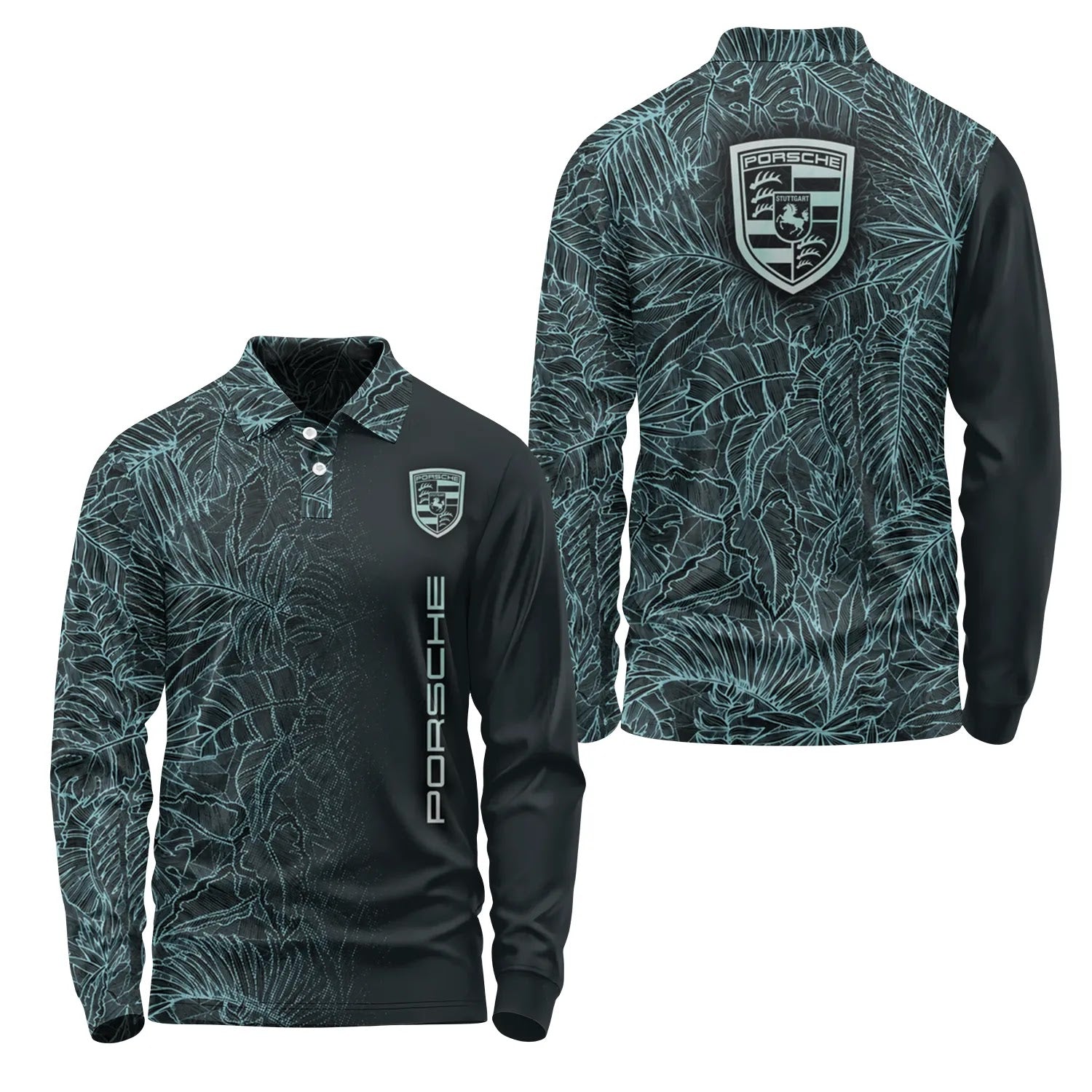 Porsche Long Sleeve Polo SHW008