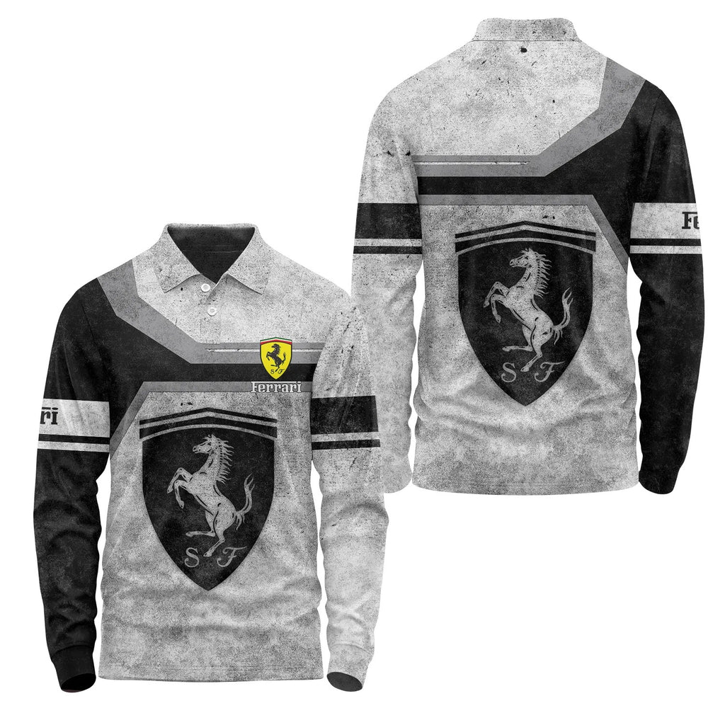 Ferrari Long Sleeve Polo SC086