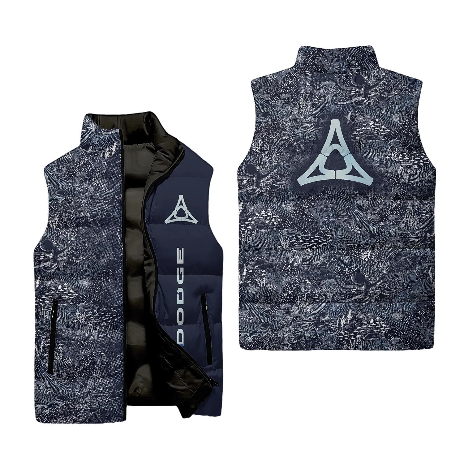 Dodge Sleeveless Puffer Jacket SHW006