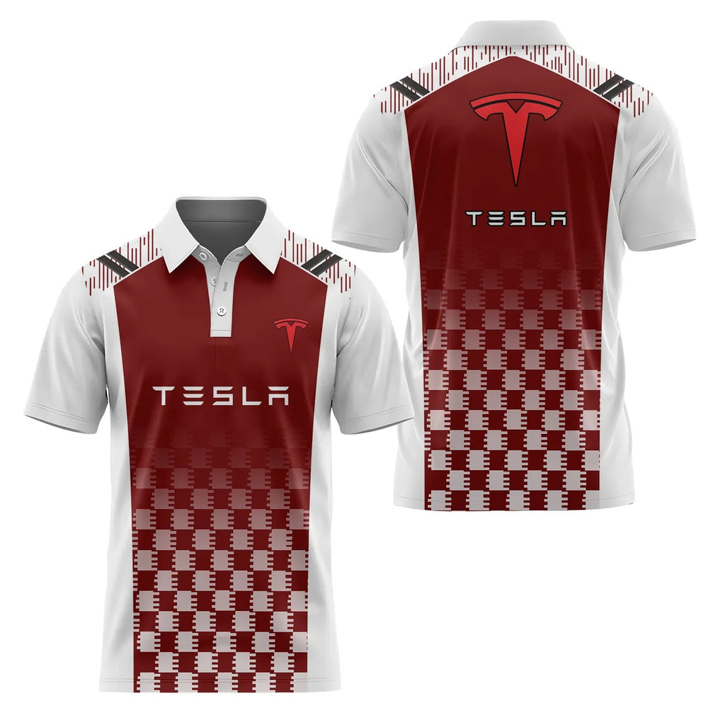 Tesla Short Sleeve Polo SC063