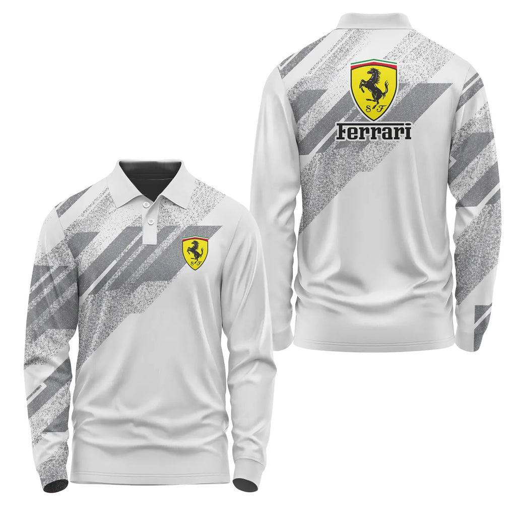 Ferrari Long Sleeve Polo SC105