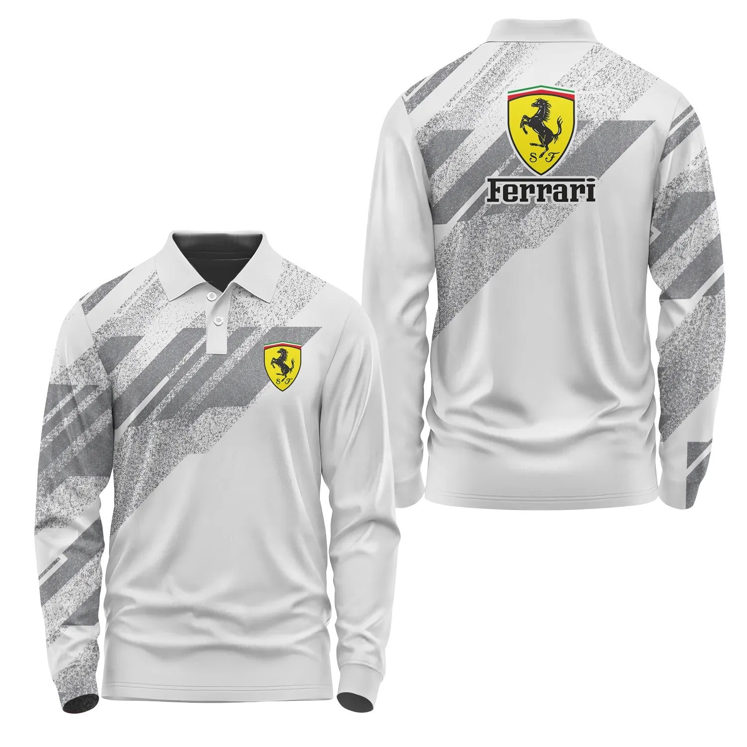 Ferrari Long Sleeve Polo SC105