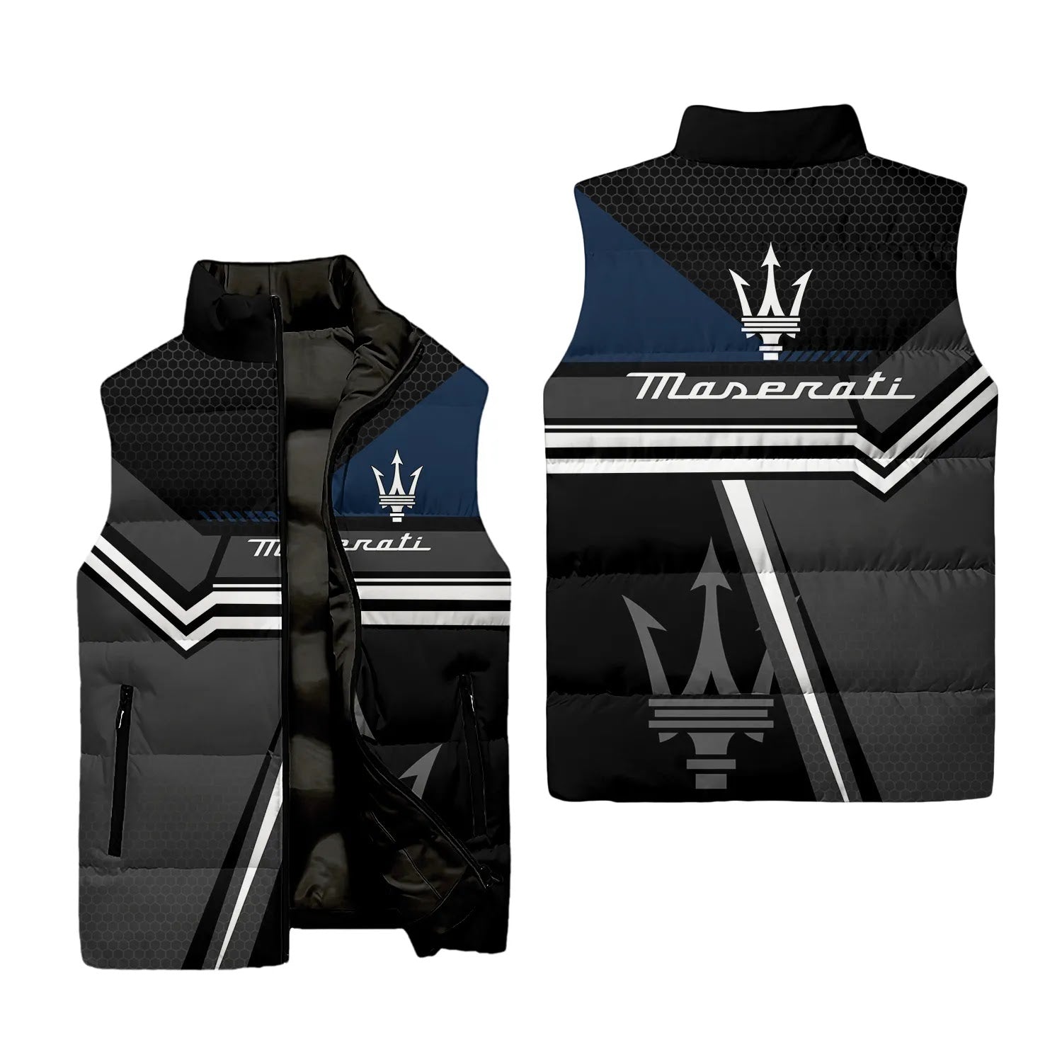 Maserati Sleeveless Puffer Jacket SC071