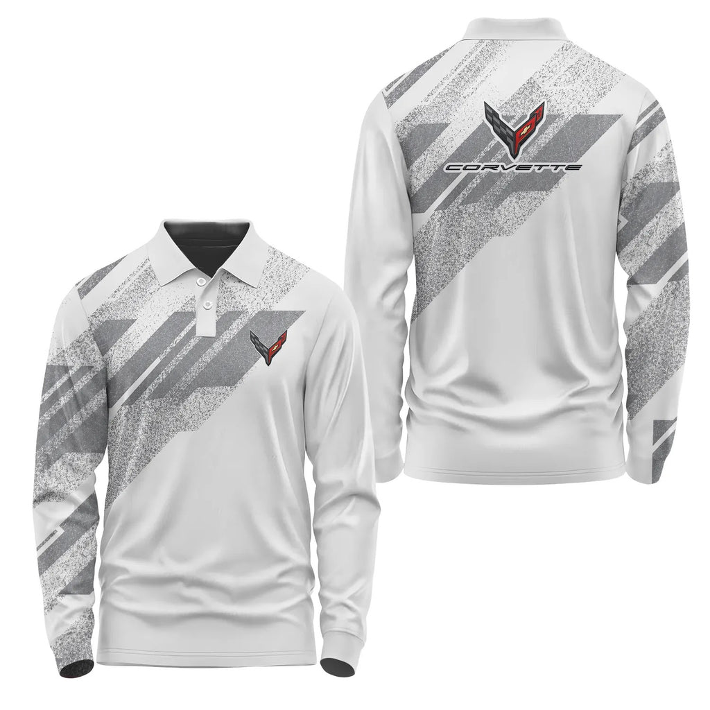 Corvette Long Sleeve Polo SC105