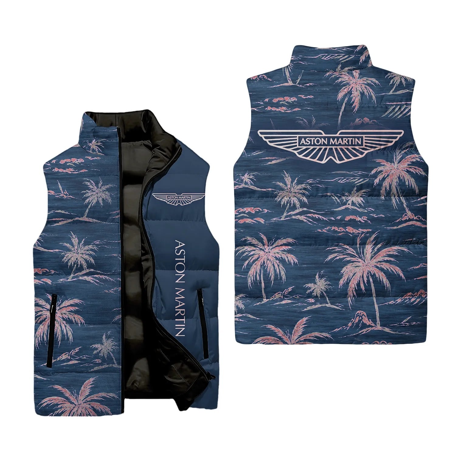 Aston Martin Sleeveless Puffer Jacket SHW013