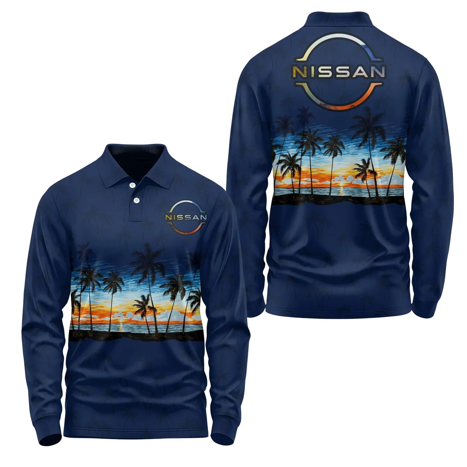 Nissan Long Sleeve Polo SHW017
