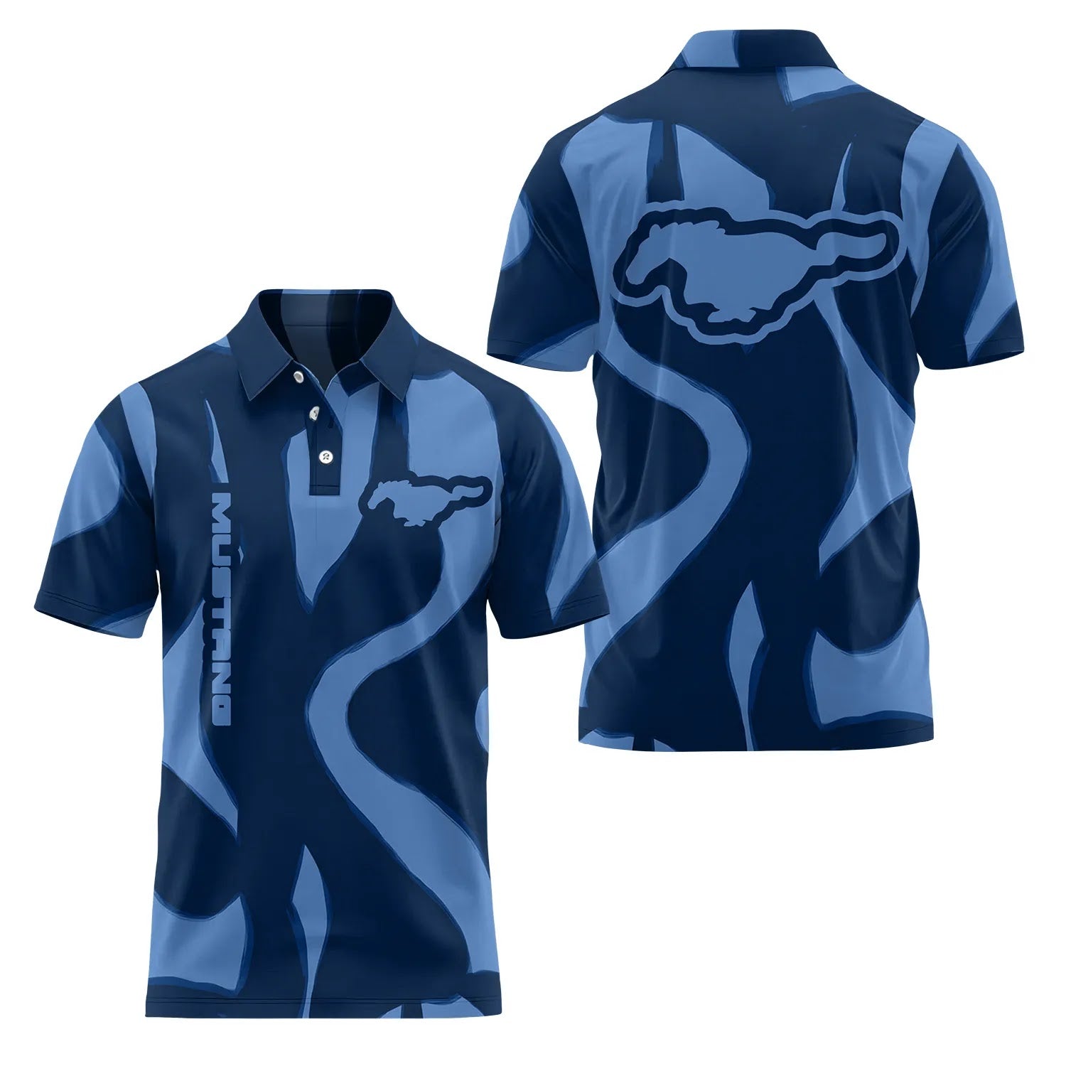 Ford Mustang Short Sleeve Polo SHW068