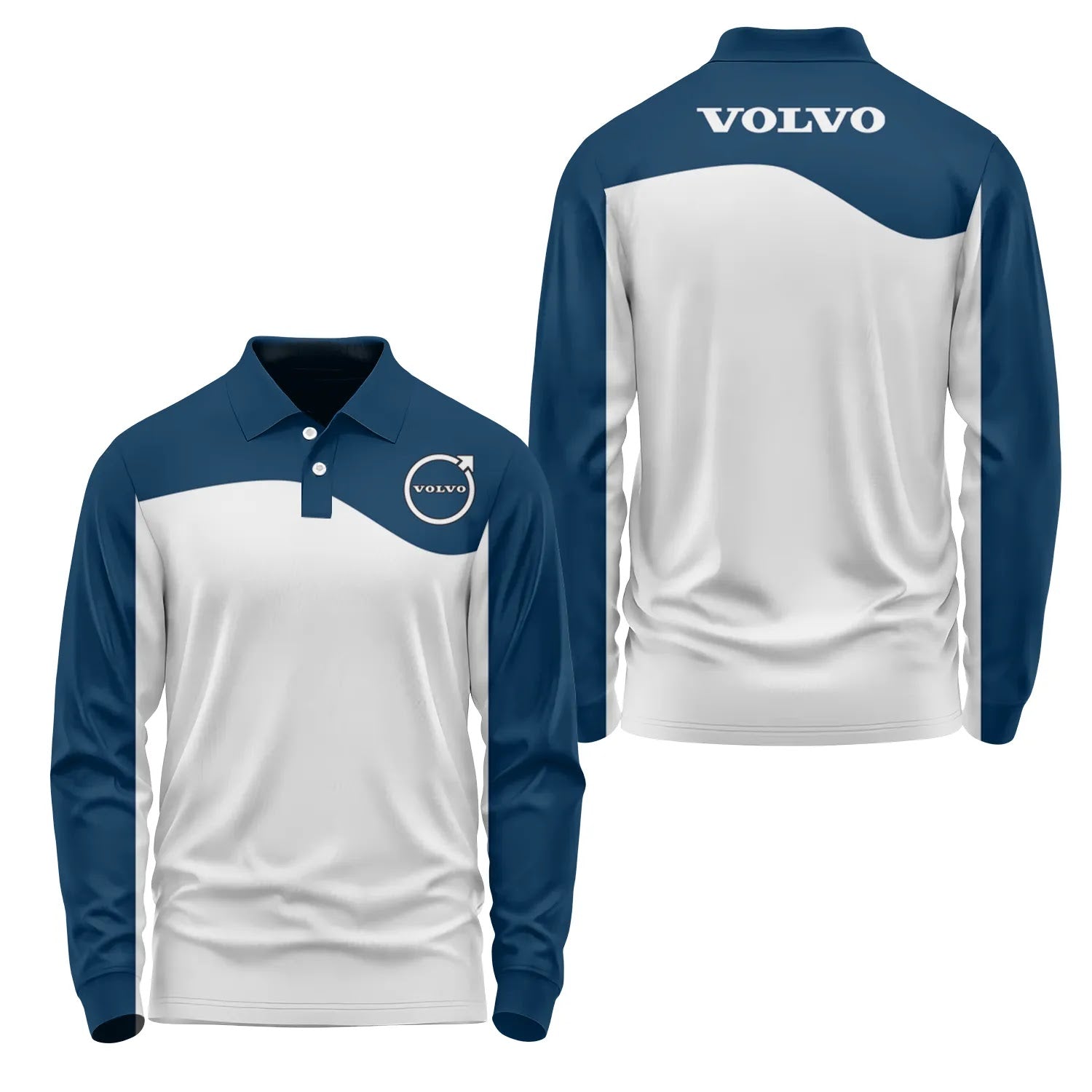 Volvo Long Sleeve Polo SC110