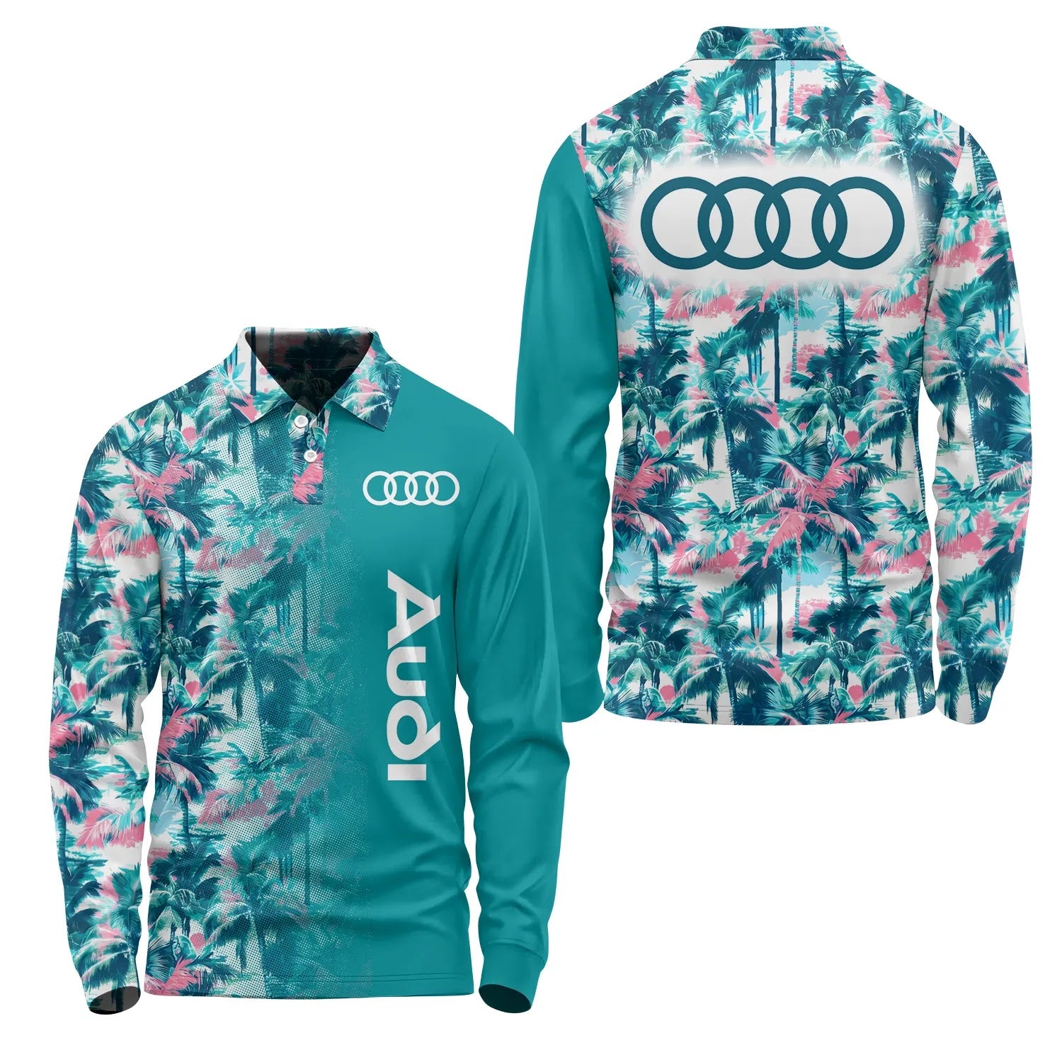 Audi Long Sleeve Polo SHW061