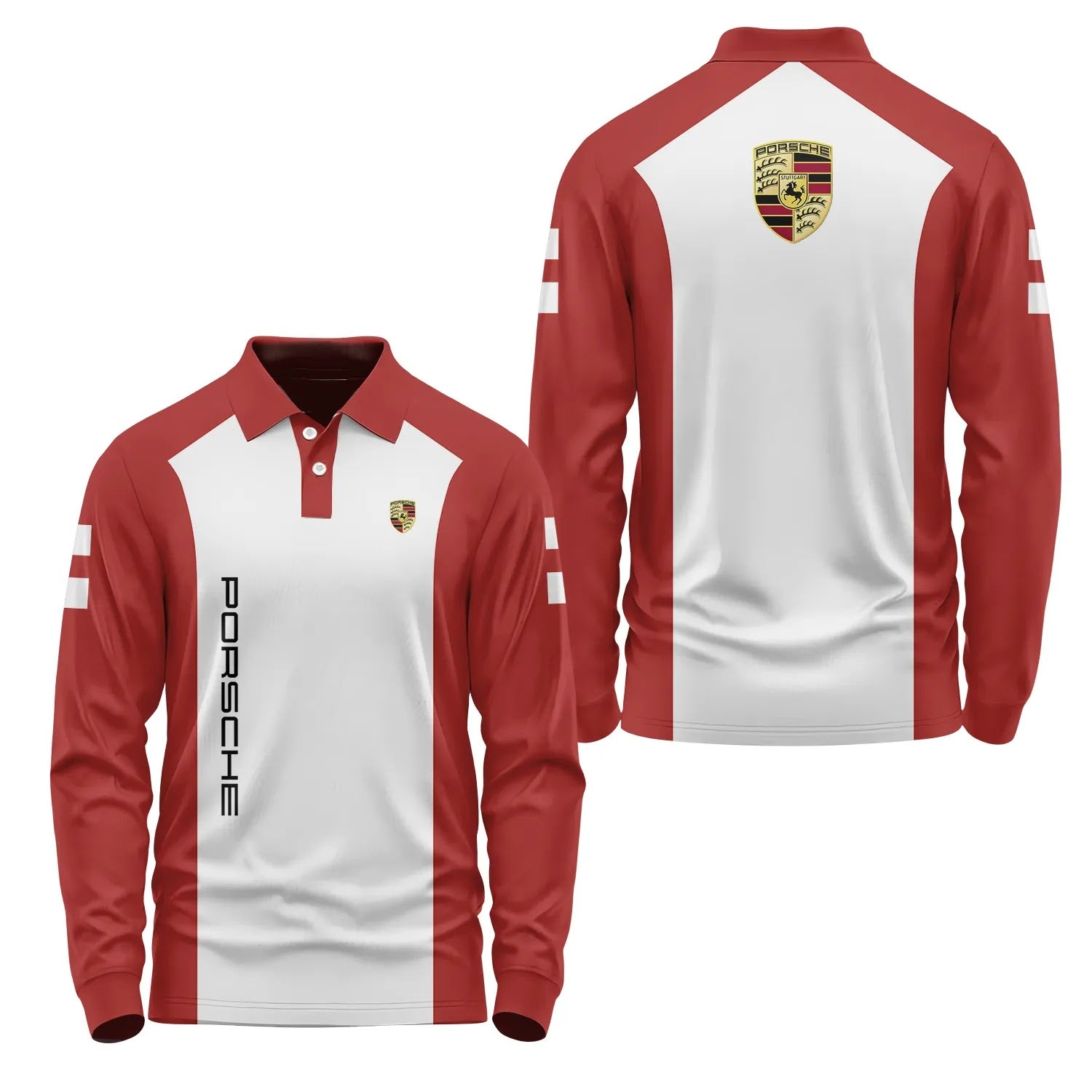 Porsche Long Sleeve Polo SC078
