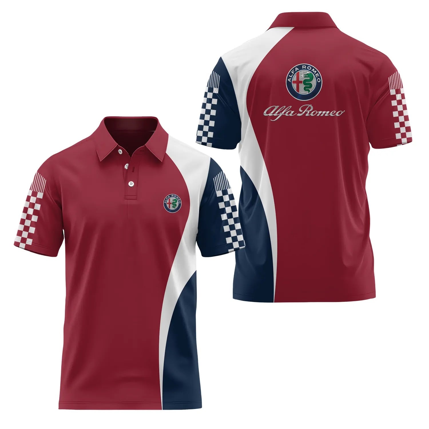 Alfa Romeo Short Sleeve Polo SC073