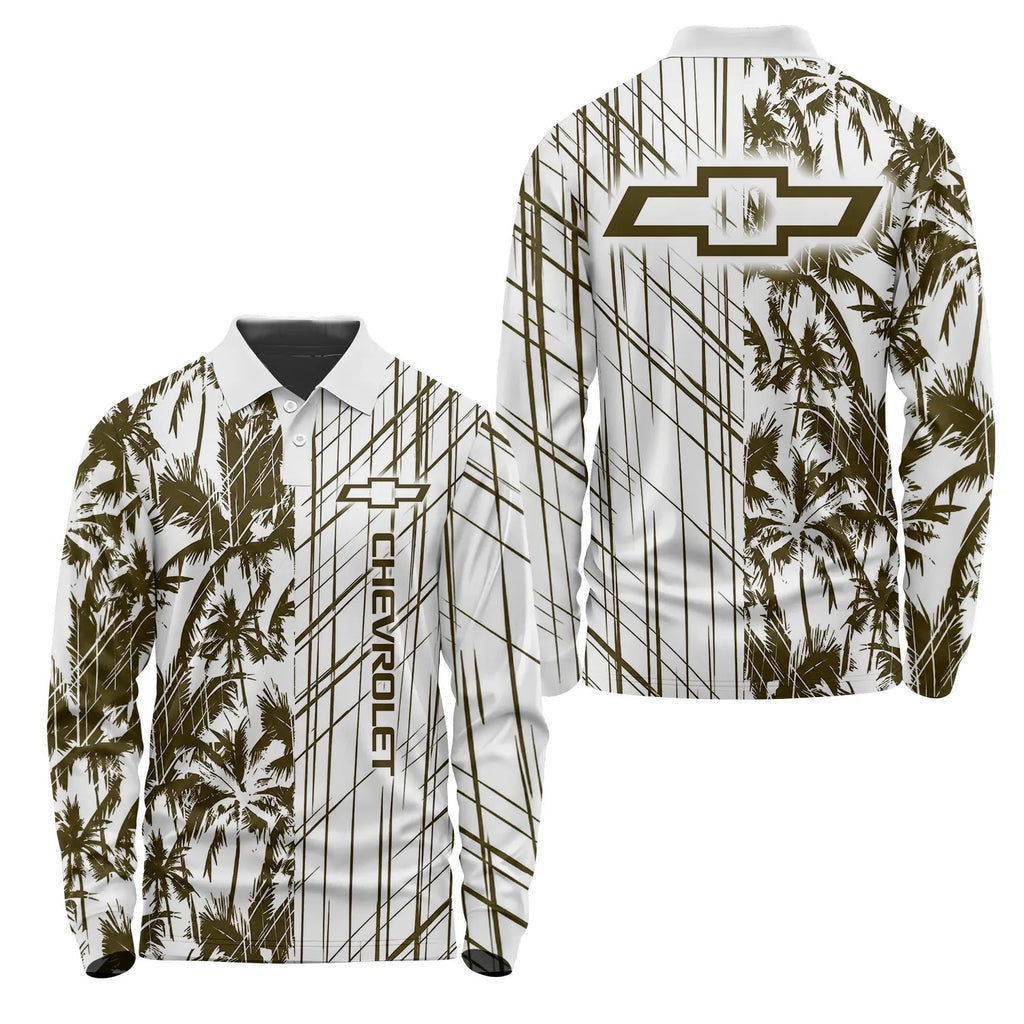 Chevrolet Long Sleeve Polo SHW041