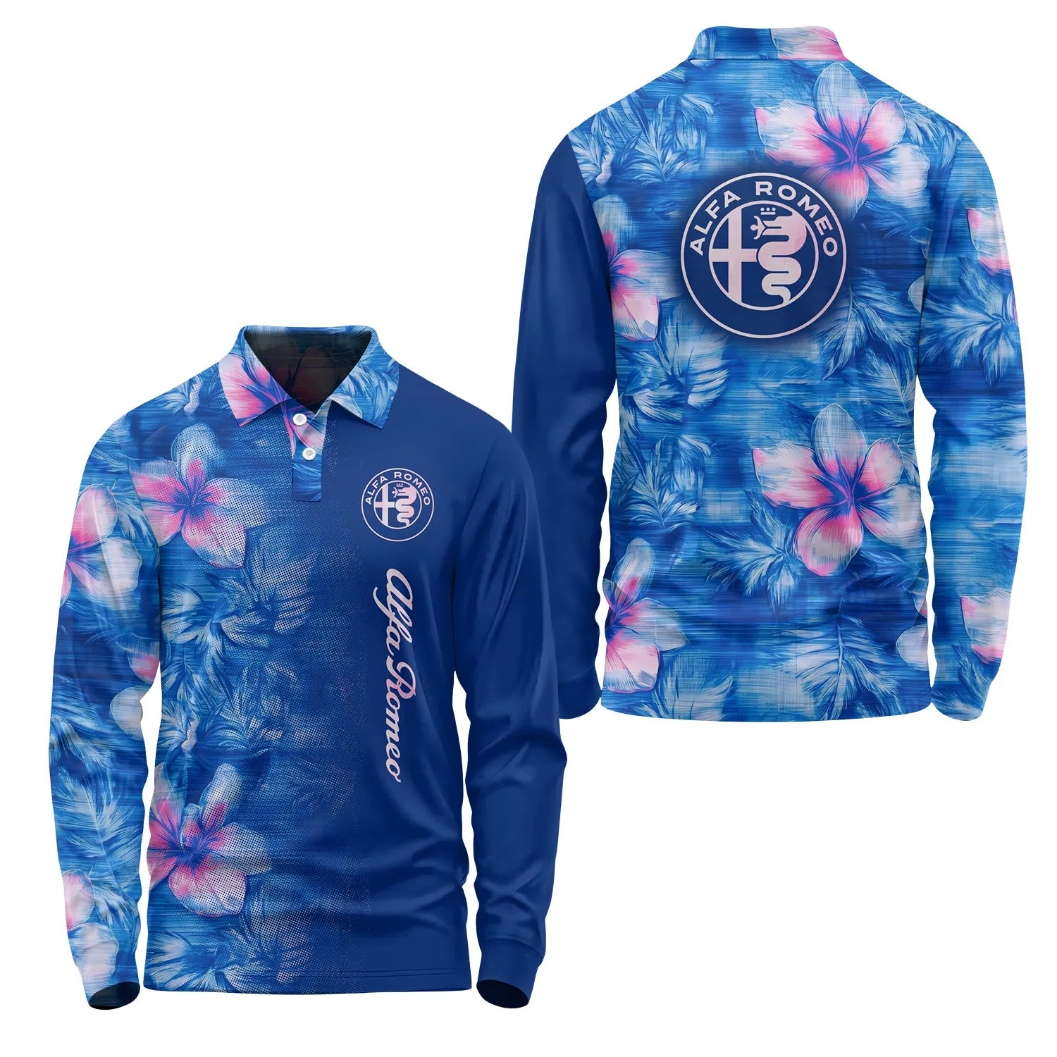 Alfa Romeo Long Sleeve Polo SHW057
