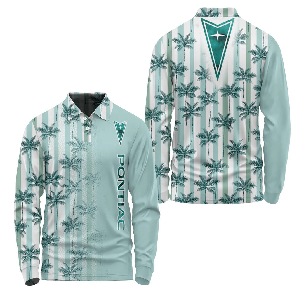 Pontiac Long Sleeve Polo SHW028