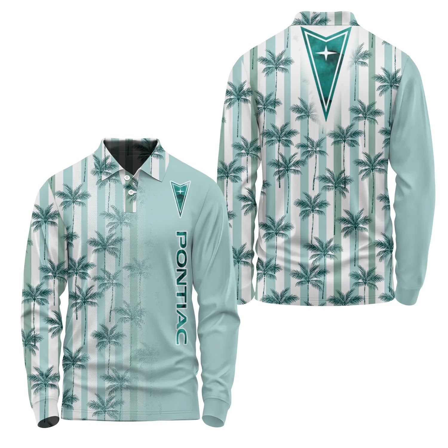 Pontiac Long Sleeve Polo SHW028