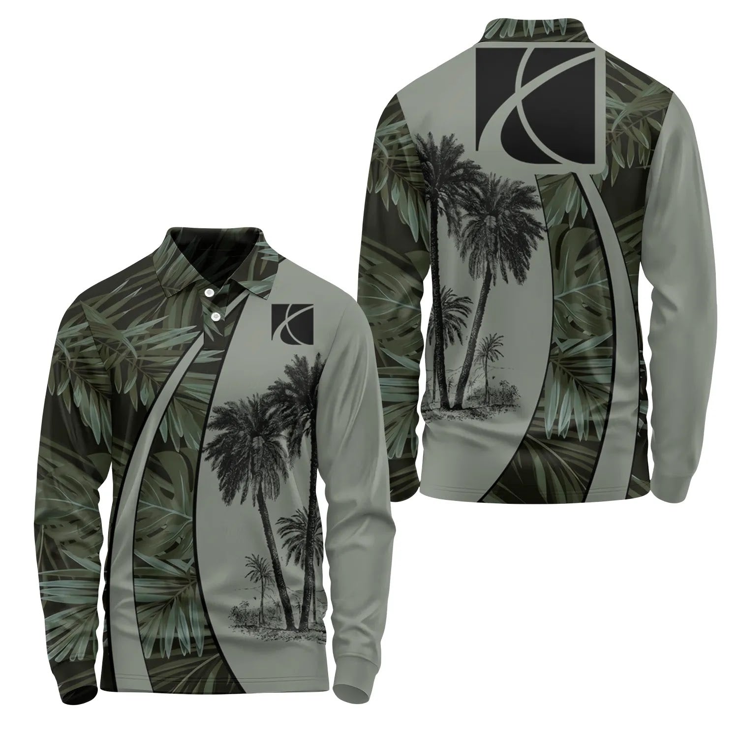 Saturn Long Sleeve Polo SHW063