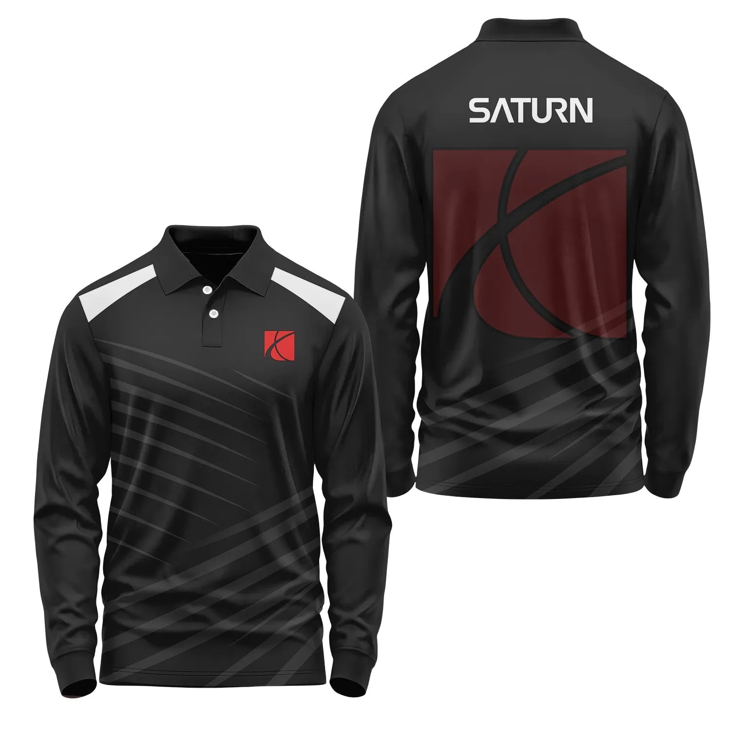Saturn Long Sleeve Polo SC082