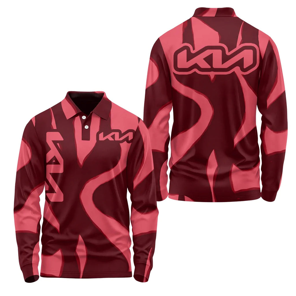 Kia Long Sleeve Polo SHW068