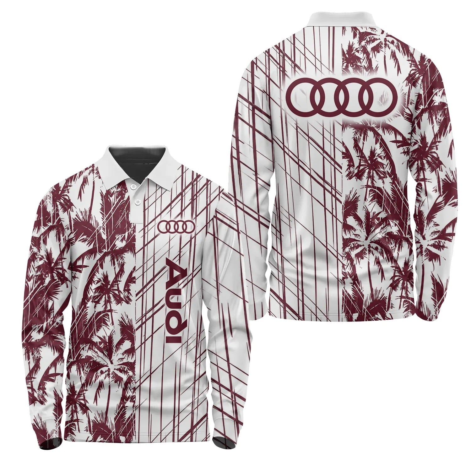 Audi Long Sleeve Polo SHW041